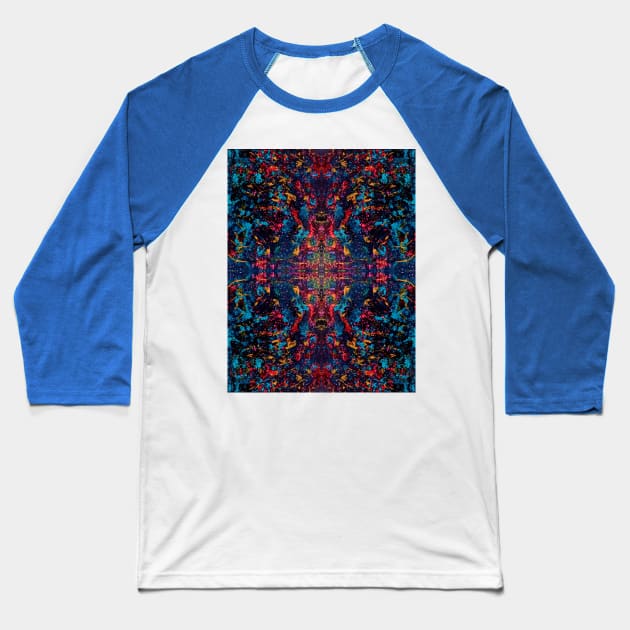 Confusion - Kaleidoscopic - version 1 Baseball T-Shirt by NightserFineArts